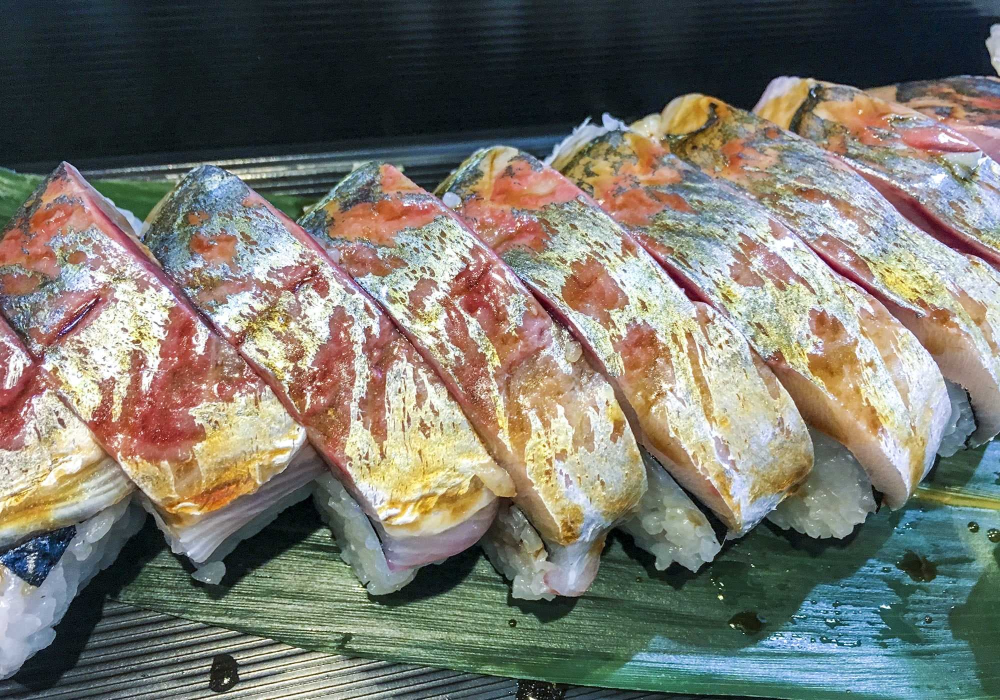 寿司常 活けあじ棒寿司 1,080円